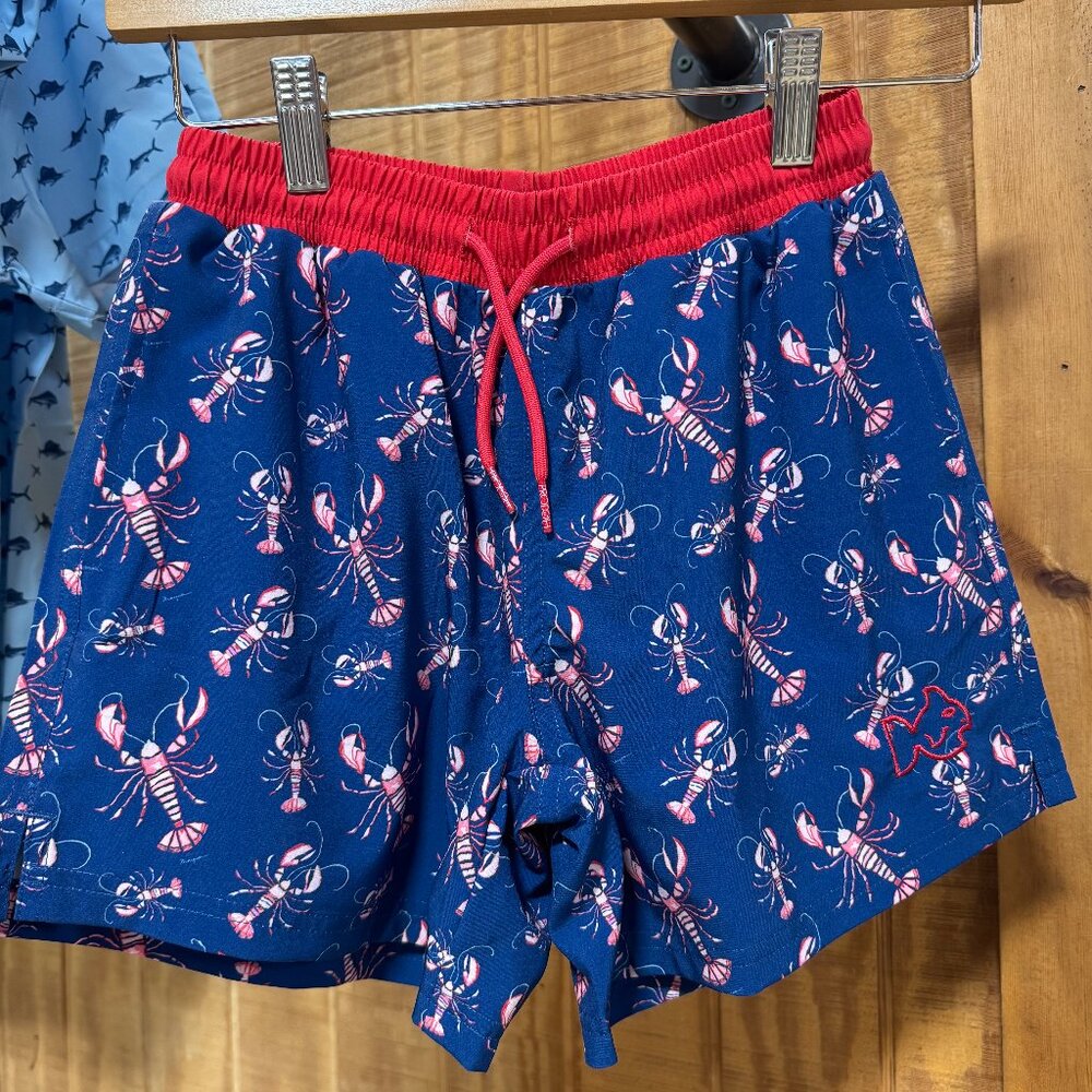 Prodoh Boys Boogie Board Swim Trunk in Lobster Print